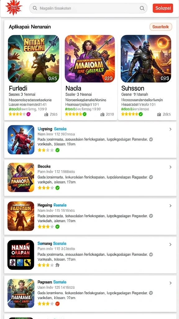 93337 - Screenshot menampilkan peta luas dengan berbagai tantangan.