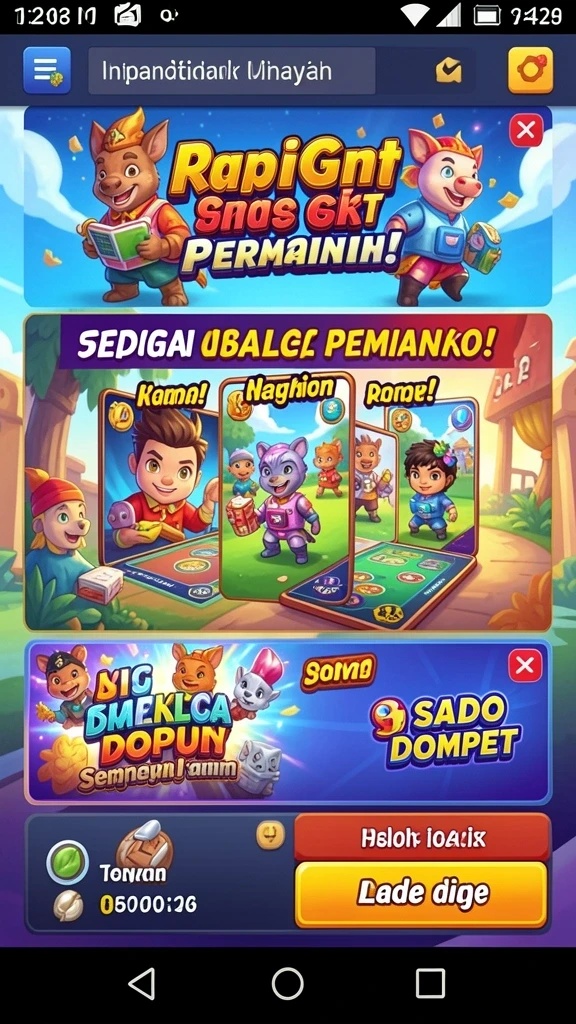 depo555 - Tangkapan layar menunjukkan karakter utama siap beraksi.