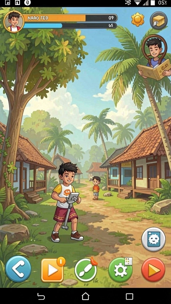 juara666 - Tampilan antarmuka yang menarik dan intuitif.