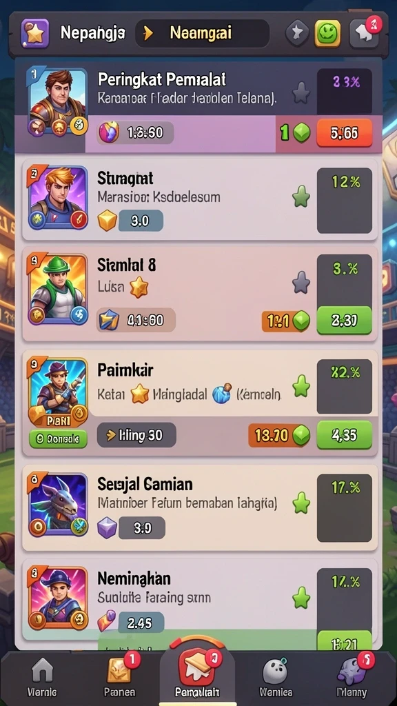 mega111 - Tampilan menarik dari menu utama MEGA111.